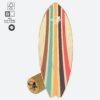 Balance board Colours – tabla de equilibrio colorida con vinilo rugoso y rodillo de corcho